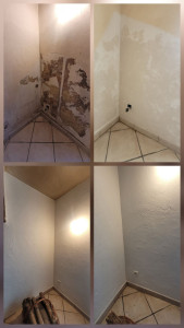 Photo de galerie - Suite a un dégâts des eaux, Voici de nouveau un murs harmonieux, sains et propre.