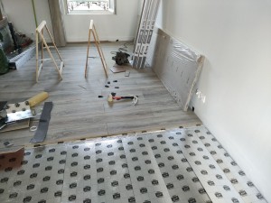 Photo de galerie - Pose de parquet