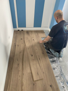 Photo de galerie - Pose de parquet - Revêtement de sol