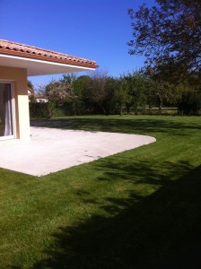 Photo de galerie - Semence et tonte jardin de 800m2