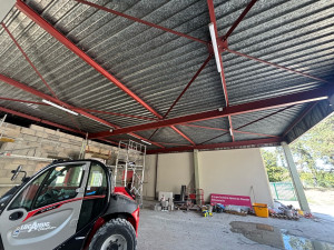 Photo de galerie - Création d’éclairage extérieur + pose de néon 