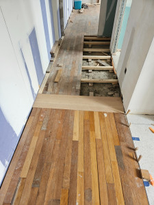 Photo de galerie - Pose de parquet - Revêtement de sol