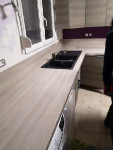 Photo de galerie - Rénovation d'une cuisine (plan de travail/crédence)