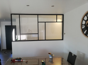 Photo de galerie - Cloison intérieur vitrée
