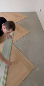 Photo de galerie - Pose des parquet