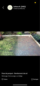 Photo de galerie - Nettoyage de terrasse entière