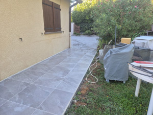 Photo de galerie - Carrelage terrasse 