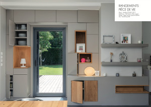 Photo de galerie - Réalisation de rangements sur mesure