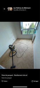 Photo de galerie - Ponçage parquet 