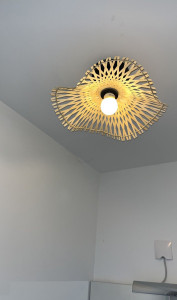 Photo de galerie - Branchement et fixation de luminaire. 