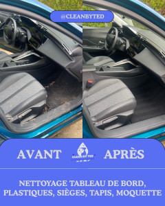 Photo de galerie - Avant après intérieur de véhicule