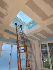 Photo de galerie - Réalisation de joint plus finition sur placo 