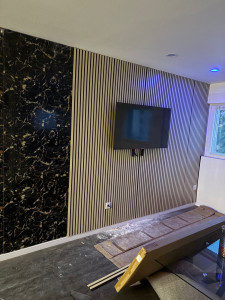 Photo de galerie - Pose de tasseaux décoratifs 