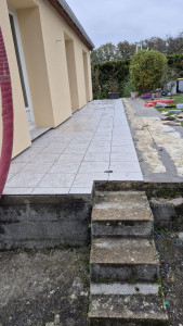 Photo de galerie - Terrasse 

carrelage + natte étanchéité 