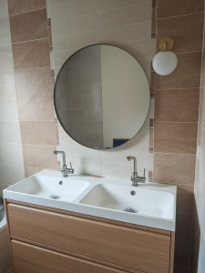 Photo de galerie - Pose de miroir 