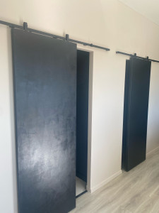 Photo de galerie - Pose de portes coulissantes