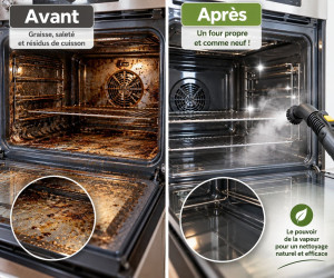 Photo de galerie - 
? Dégraissage Four Très Encrassé - Vapeur Pro, Comme Neuf & Sans Chimique !