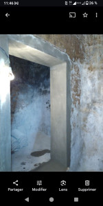 Photo de galerie - Finition tableau cave a vin 