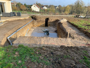 Photo de galerie - Terrassement pour pose d’une piscine 