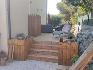 Photo de galerie - Création d'une terrasse avec cache ckin