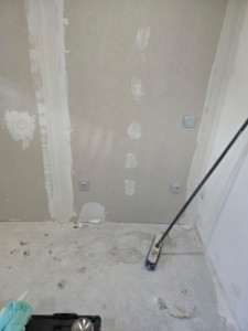 Photo de galerie - Bande placo finition peinture 