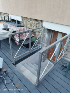 Photo de galerie - Création d'un garde corps 