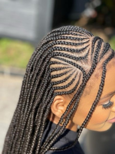 Photo de galerie - Fulani braids / nattes collées avec rajouts