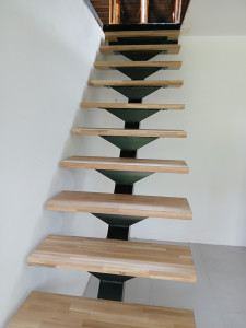 Photo de galerie - Escalier bois métal 