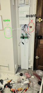 Photo de galerie - Après le déplacement des 4 interrupteurs