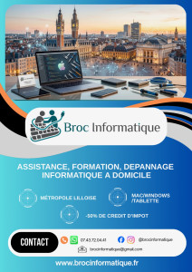 Photo de galerie - Flyer Broc informatique 