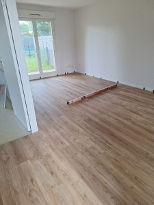 Photo de galerie - Parquet salon ďun appartement 