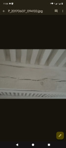 Photo de galerie - Rénovation plafond patinée blanc gris