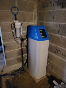 Photo de galerie - Installation adoucisseur d'eau 