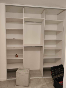 Photo de galerie - Agencement dressing sur mesure 