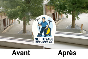Photo de galerie - Nettoyage de vitres 