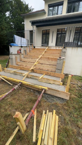 Photo de galerie - Escalier coffré coulé 