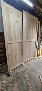 Photo de galerie - Fabrication portes sur mesure 