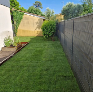 Photo de galerie - Après gazon de placage 