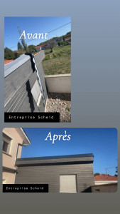 Photo de galerie - Changement de rive toiture