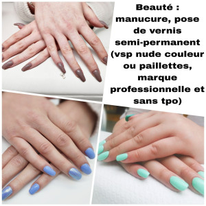 Photo de galerie - Manucure et pose de vernis semi-permanent 