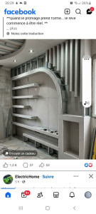 Photo de galerie - Plâtrerie - Murs - Plafonds