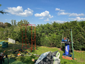 Photo de galerie - Redescente d’une haie et taille 