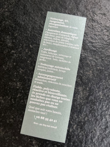 Photo de galerie - Nettoyage, perçage, rangement..