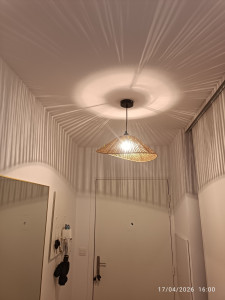 Photo de galerie - Montage suspension luminaire