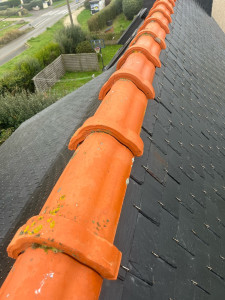 Photo de galerie - Recolmatage des faîtières 