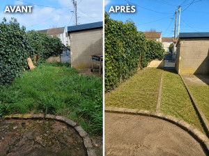 Photo de galerie - Un avant après exceptionnel pour ce bout de verdure 