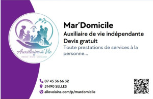 Photo de galerie - Auxiliaire de vie indépendante