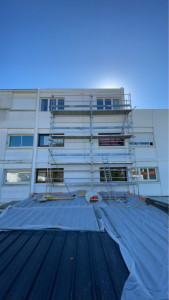 Photo de galerie - Peinture sur façade