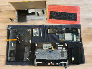 Photo de galerie - Remplacement d’un clavier soudé sur PC portable Gamer