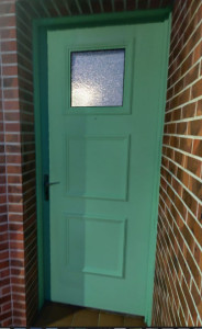 Photo de galerie - Peinture porte d'entrée 
